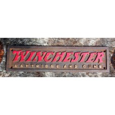 Winchester Cast Iron Plaque. 